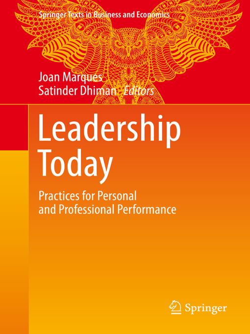 Title details for Leadership Today by Joan Marques - Available